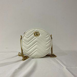Gucci round cake ladies bag 85 percent new